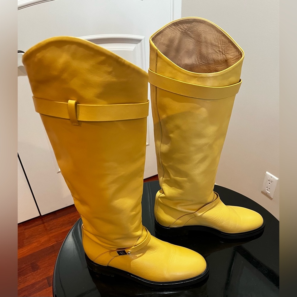 Dear Frances NEW 39 / 8.5 M Leather Knee High Boots Italy Retail $950